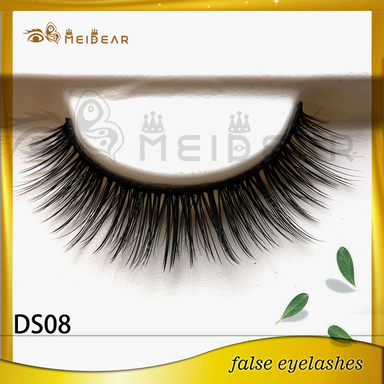 Siberian 3D silk  lashes with custom package 